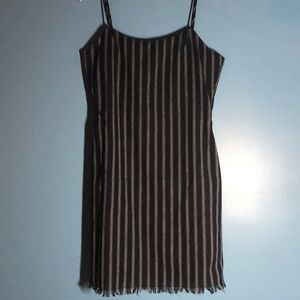 Lulu’s Navy Blue and White Mini Dress